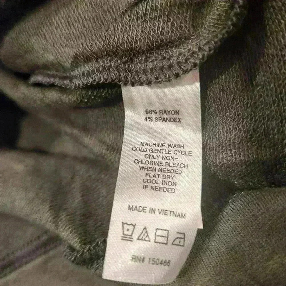 NWT Market & Spruce Olive Estoria French Terry Pocket Knit Long-Sleeve Top - Picture 6 of 11